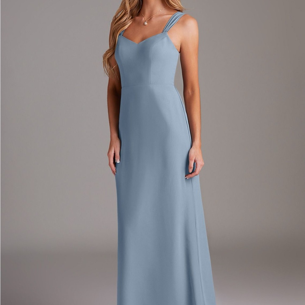 Azazie Light Blue Wedding Dress